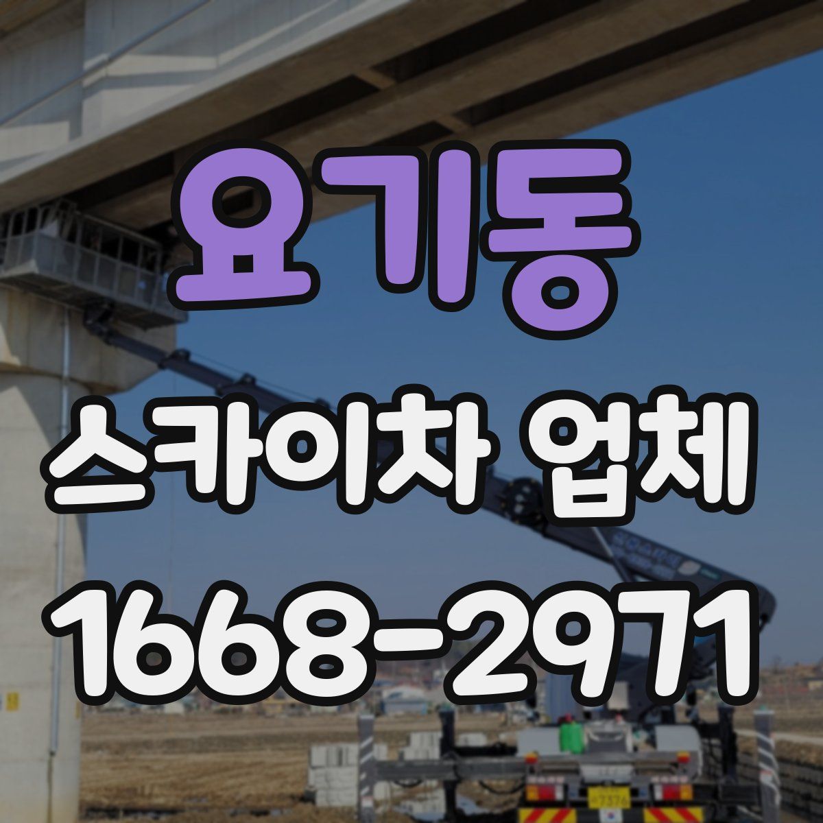 요기동 스카이차 업체