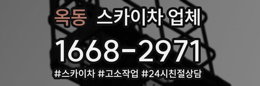 옥동 스카이차 업체