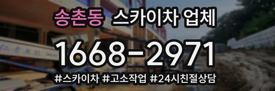 송촌동 스카이차 업체