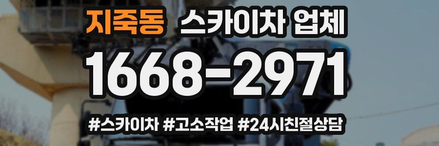 지죽동 스카이차 업체