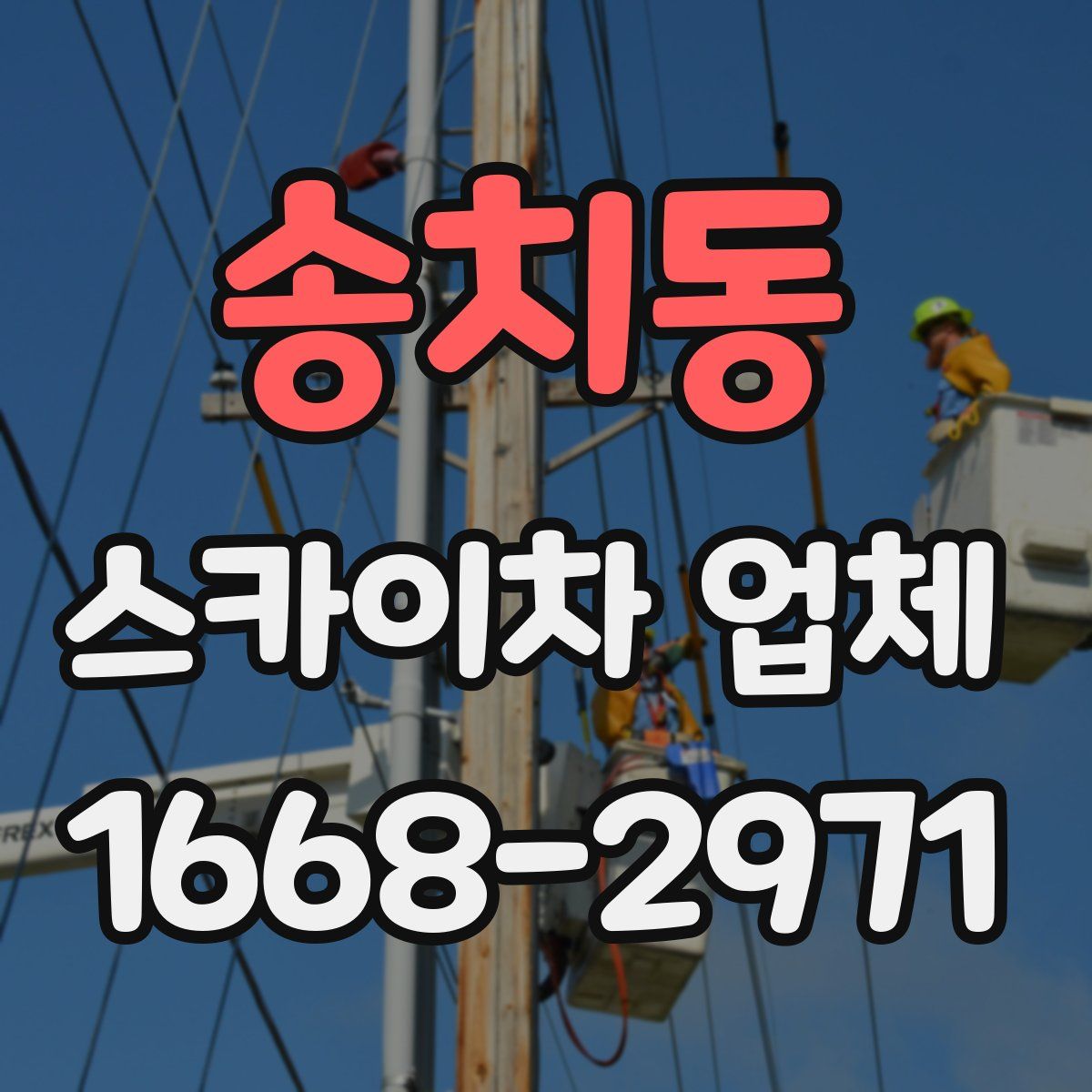 송치동 스카이차 업체