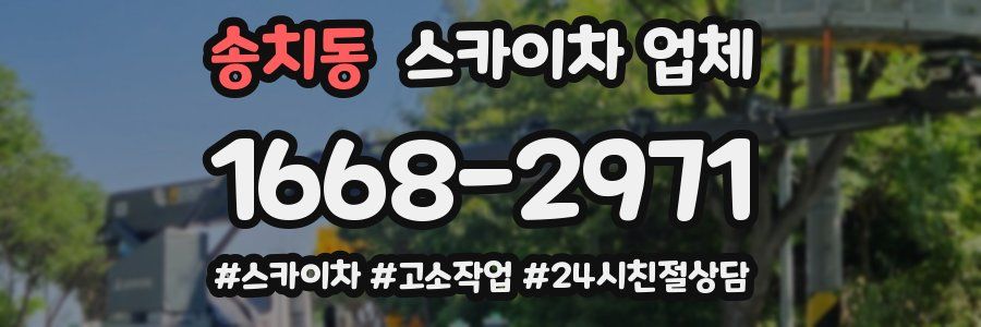 송치동 스카이차 업체