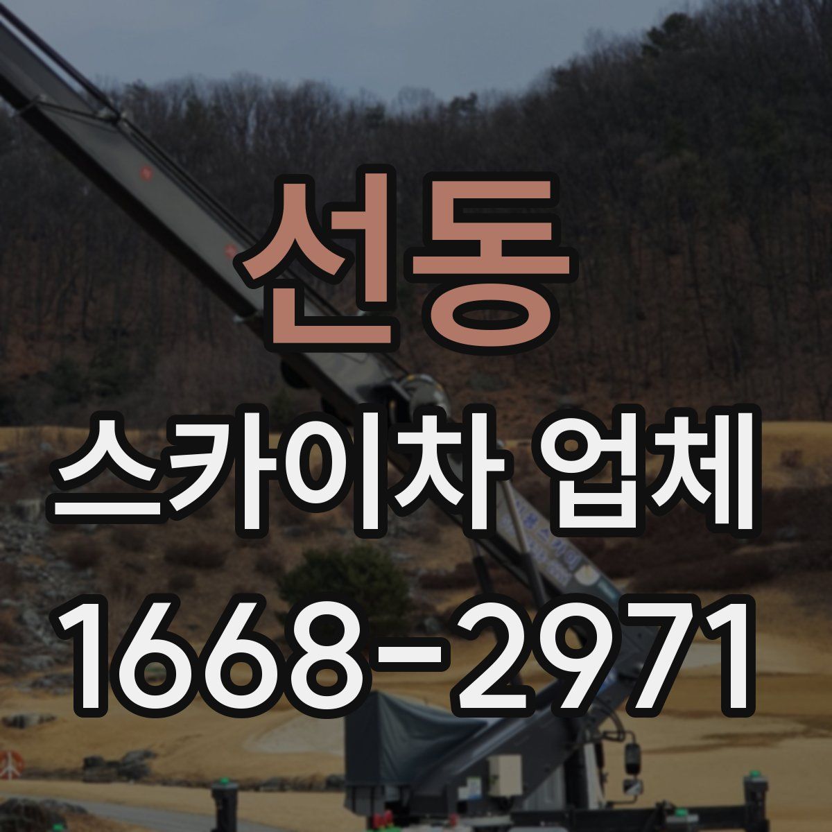 선동 스카이차 업체