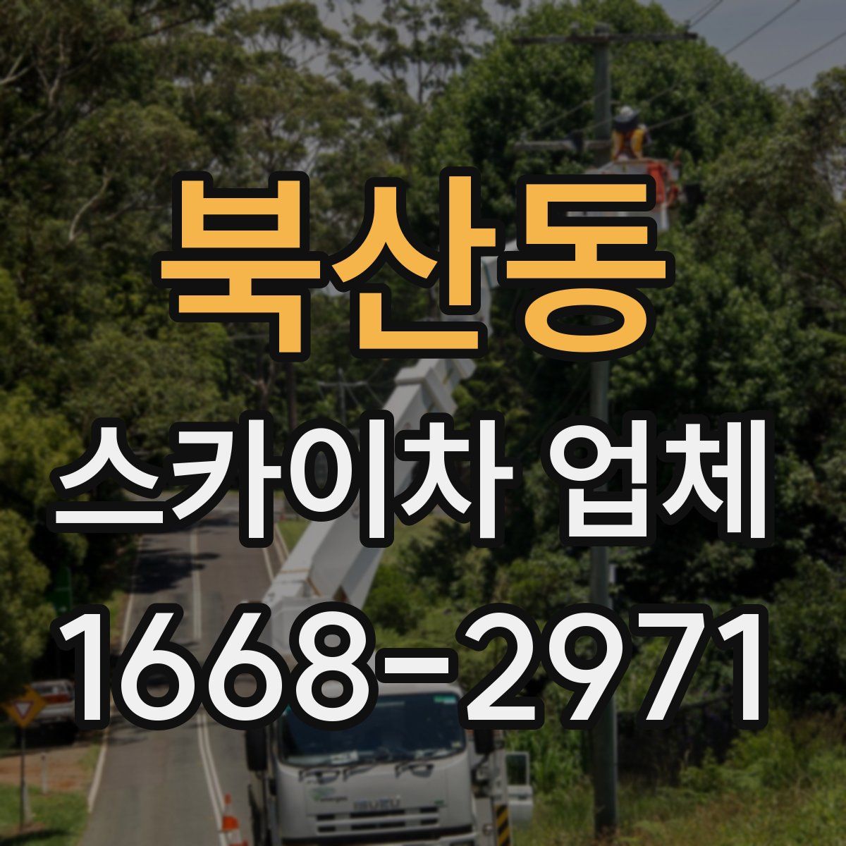 북산동 스카이차 업체