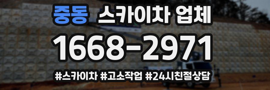 중동 스카이차 업체