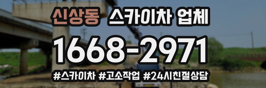 신상동 스카이차 업체
