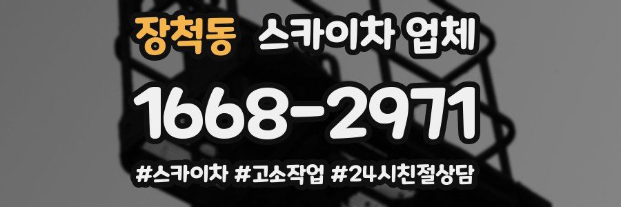 장척동 스카이차 업체