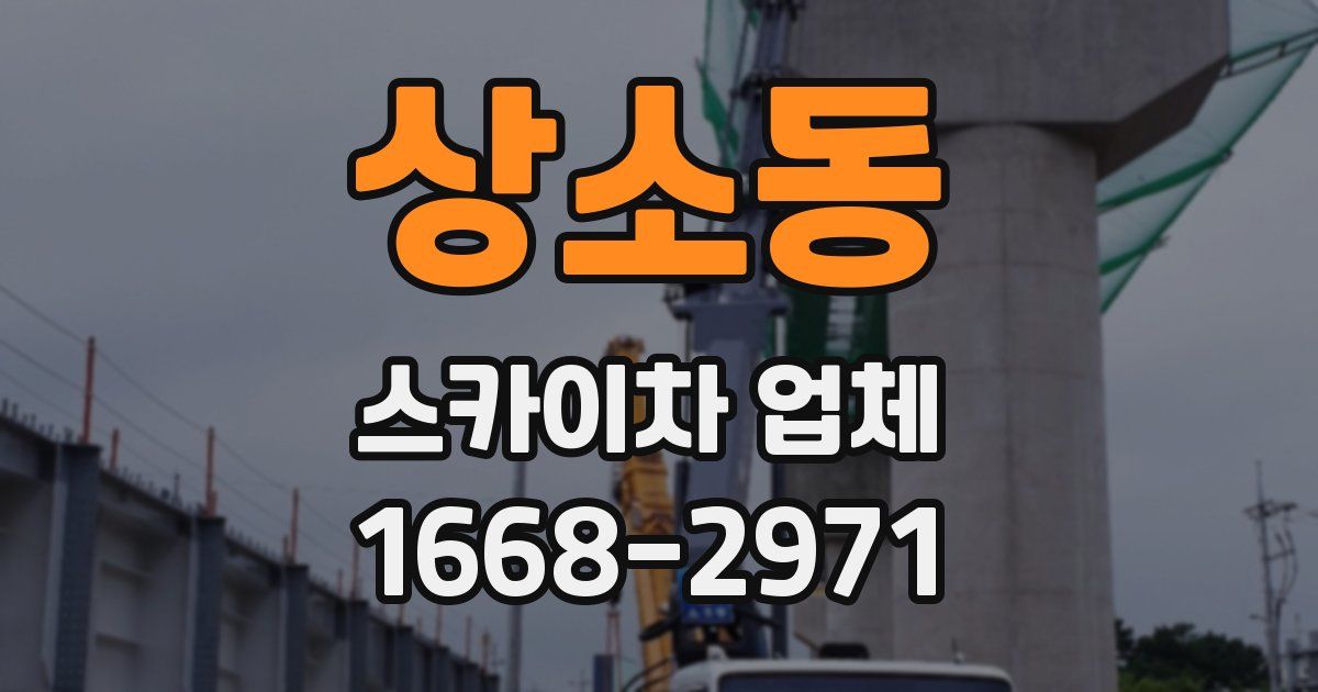 상소동 스카이차 업체
