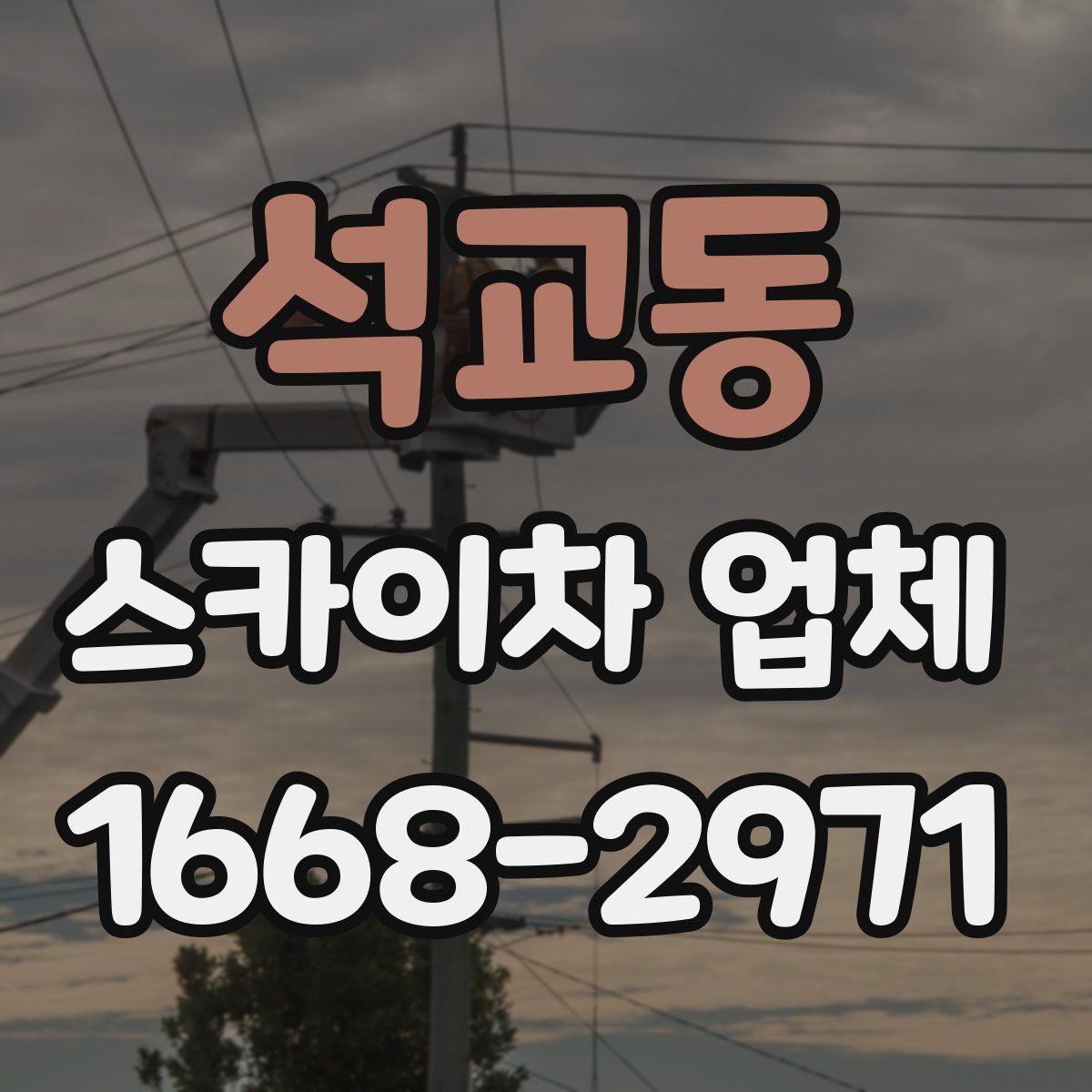 석교동 스카이차 업체