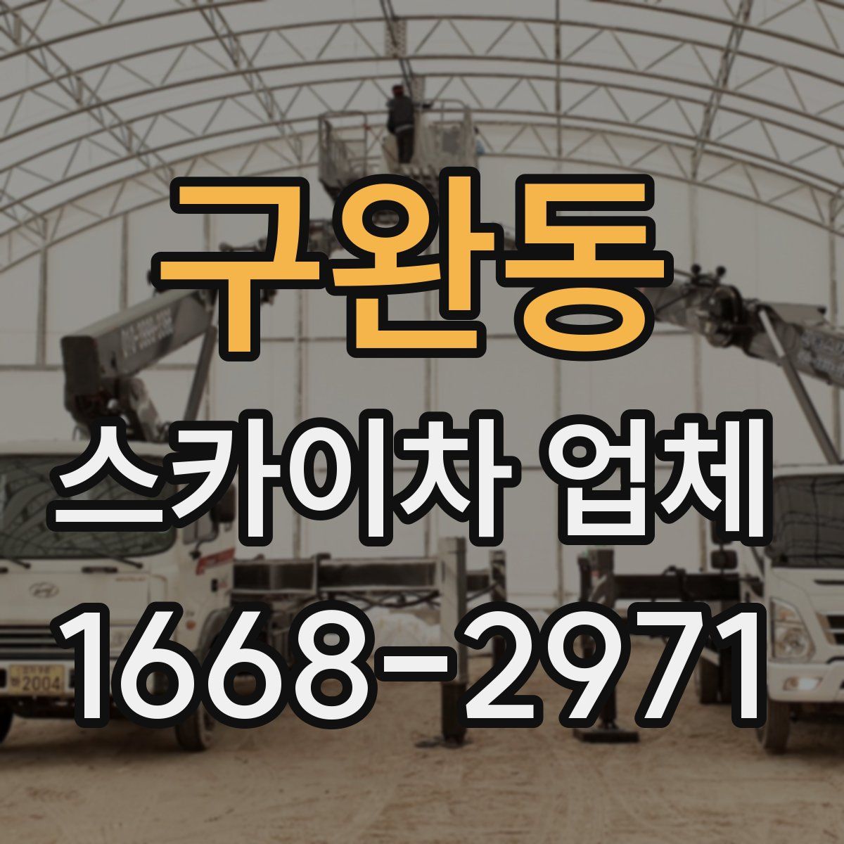 구완동 스카이차 업체