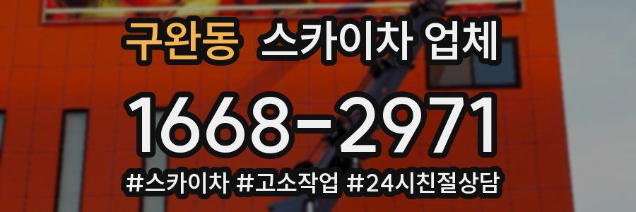 구완동 스카이차 업체