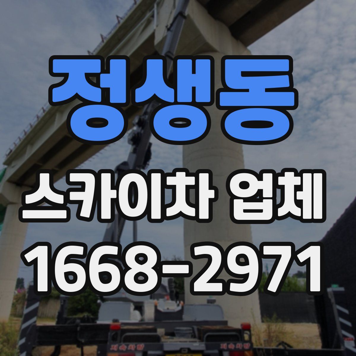정생동 스카이차 업체