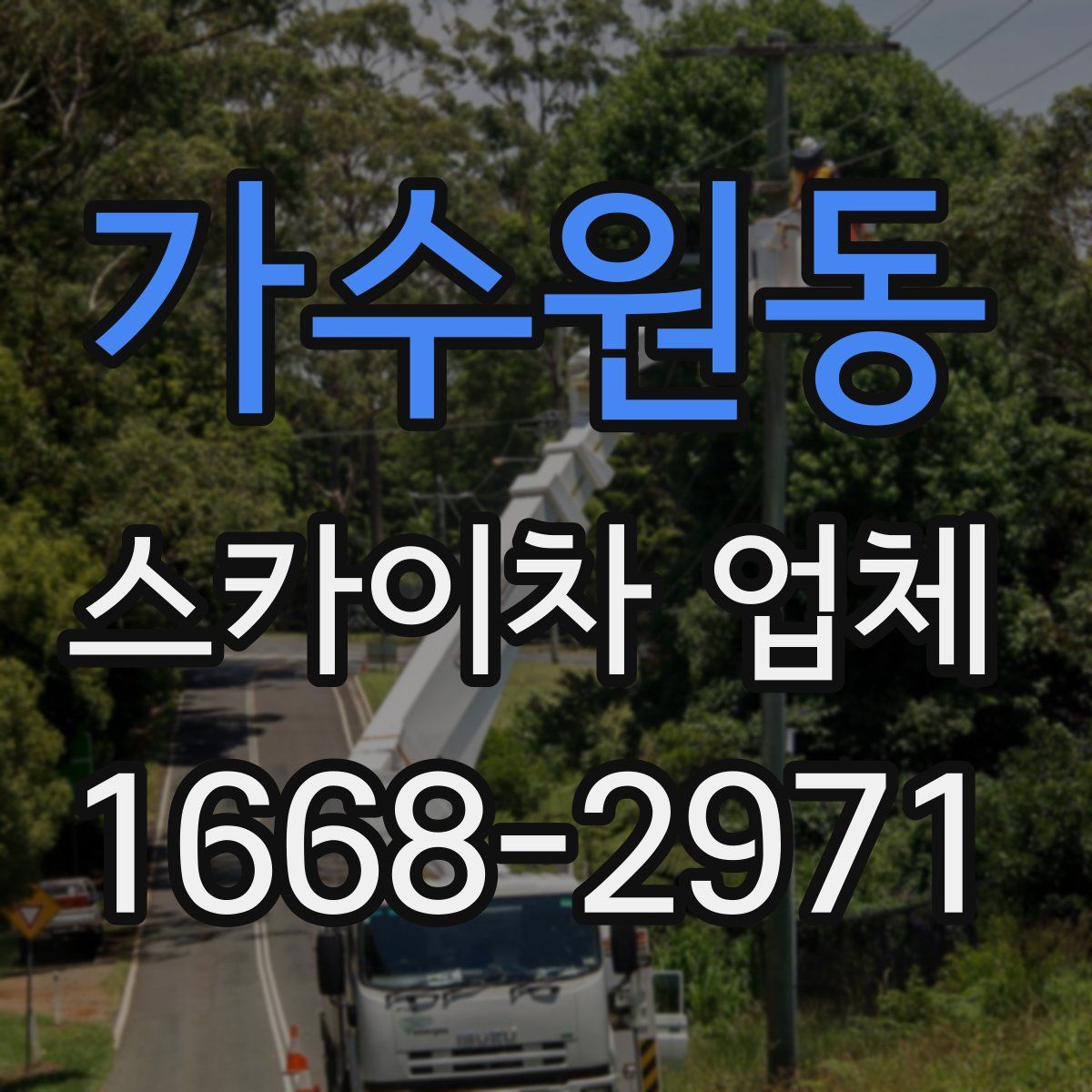 가수원동 스카이차 업체