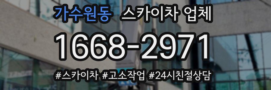 가수원동 스카이차 업체