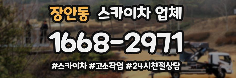 장안동 스카이차 업체