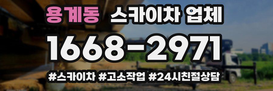 용계동 스카이차 업체