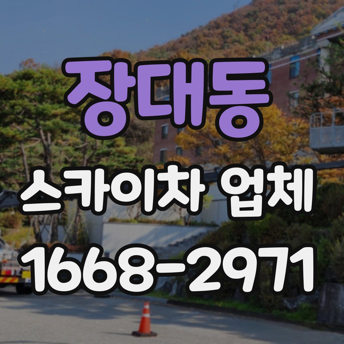 장대동 스카이차 업체