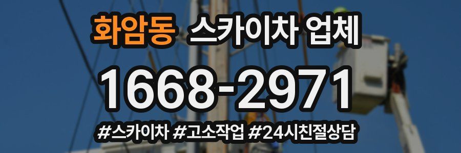 화암동 스카이차 업체