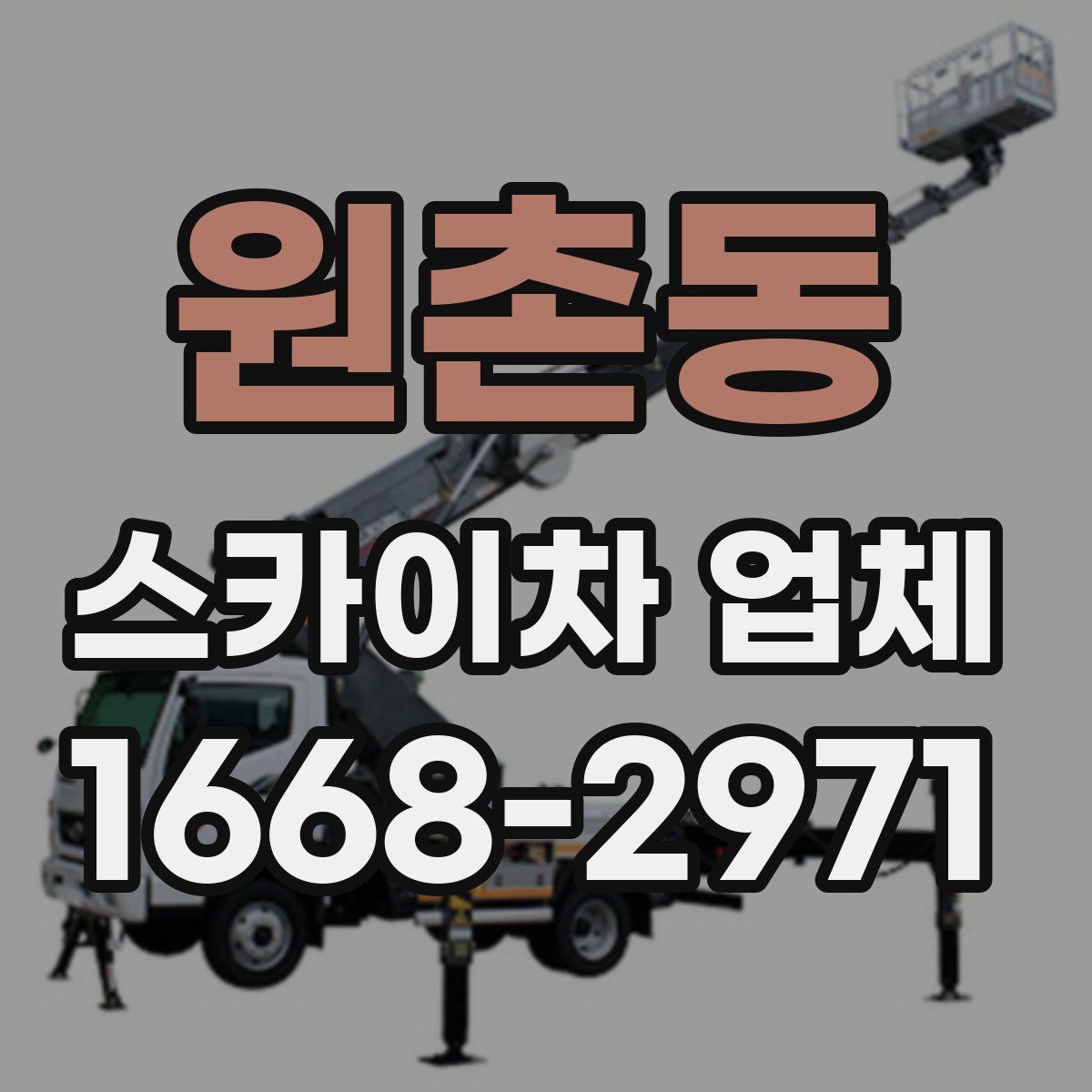 원촌동 스카이차 업체