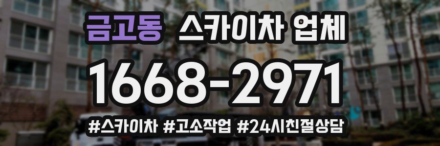 금고동 스카이차 업체