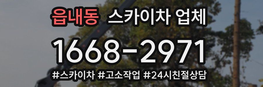 읍내동 스카이차 업체