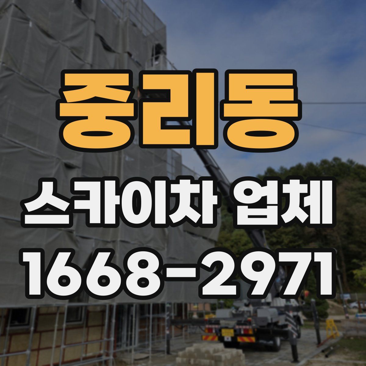 중리동 스카이차 업체
