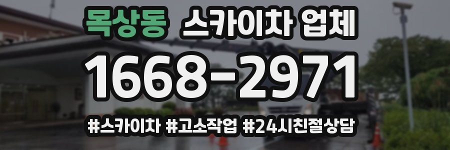 목상동 스카이차 업체