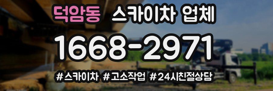 덕암동 스카이차 업체