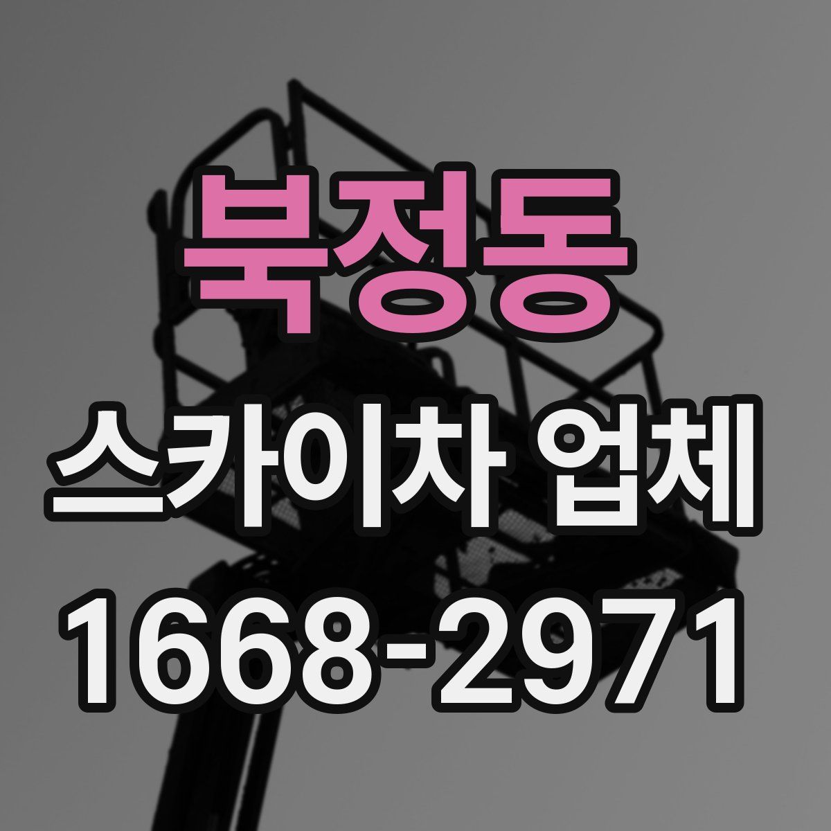 북정동 스카이차 업체