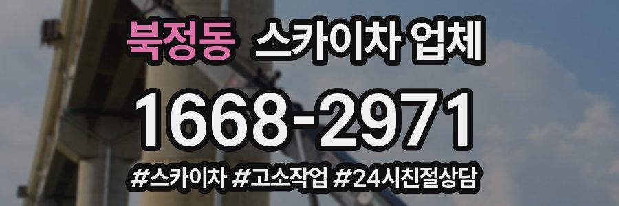 북정동 스카이차 업체