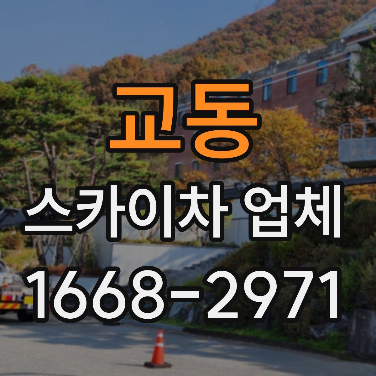 교동 스카이차 업체