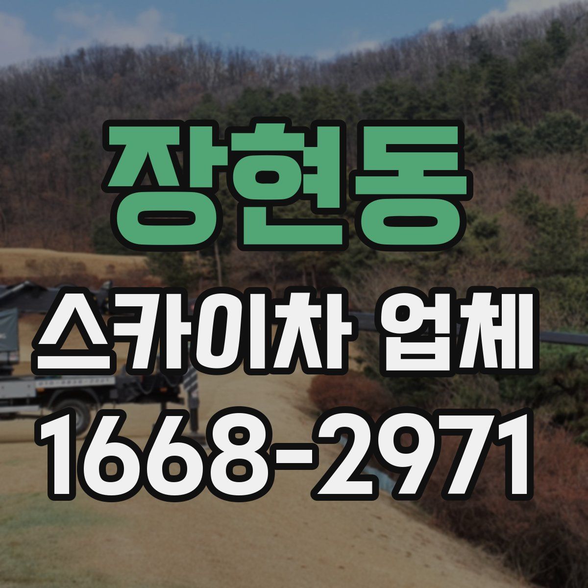 장현동 스카이차 업체