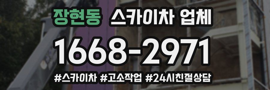 장현동 스카이차 업체