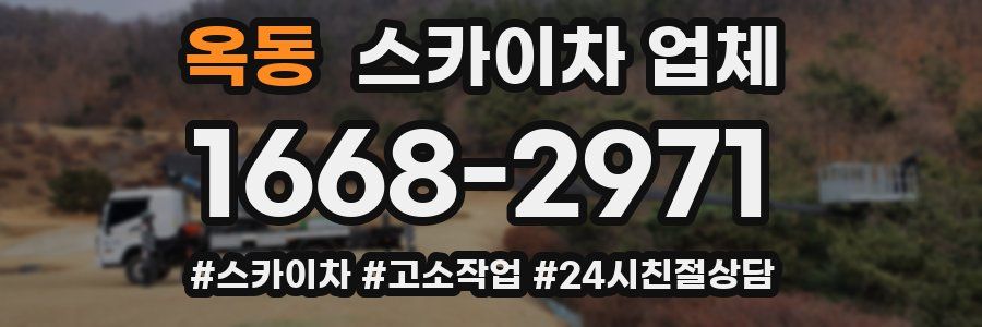 옥동 스카이차 업체