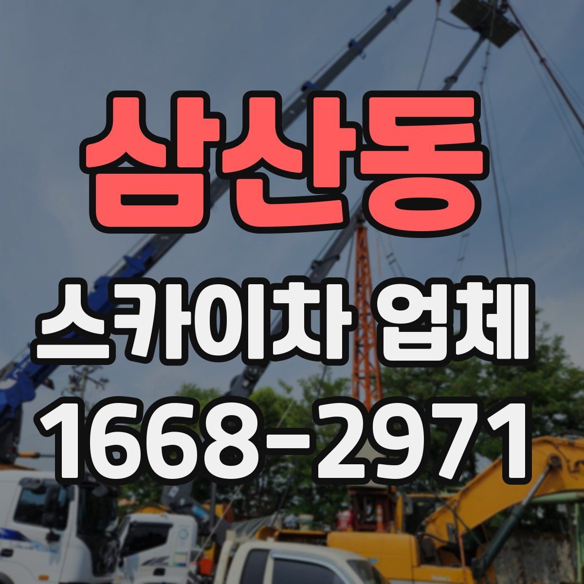 삼산동 스카이차 업체