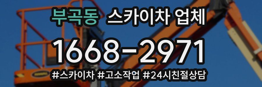부곡동 스카이차 업체