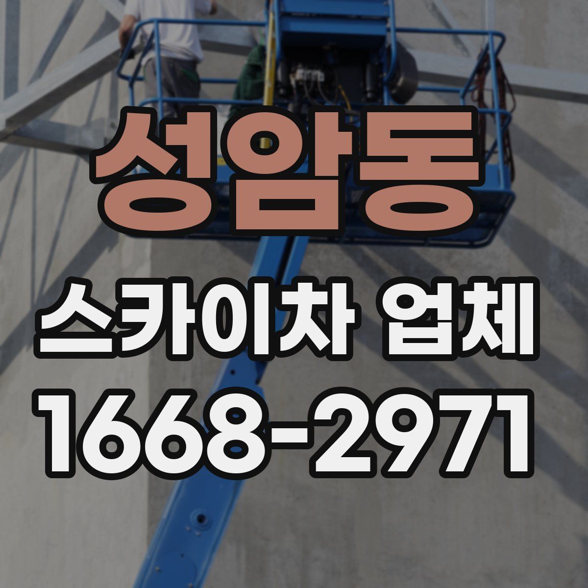 성암동 스카이차 업체