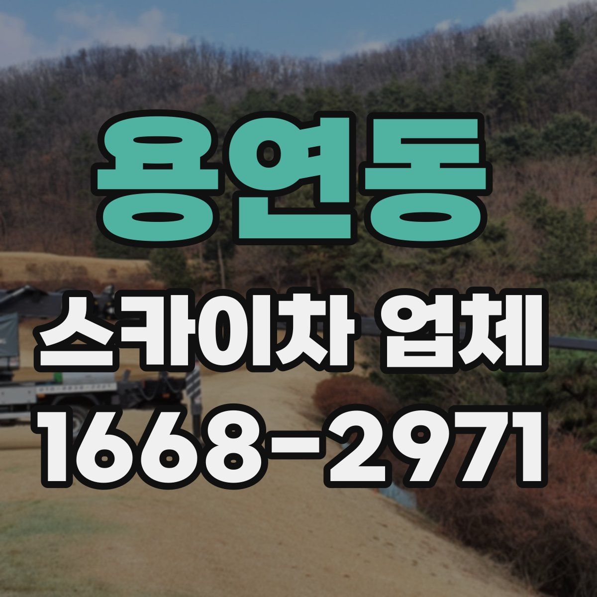 용연동 스카이차 업체
