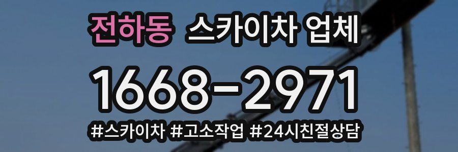전하동 스카이차 업체
