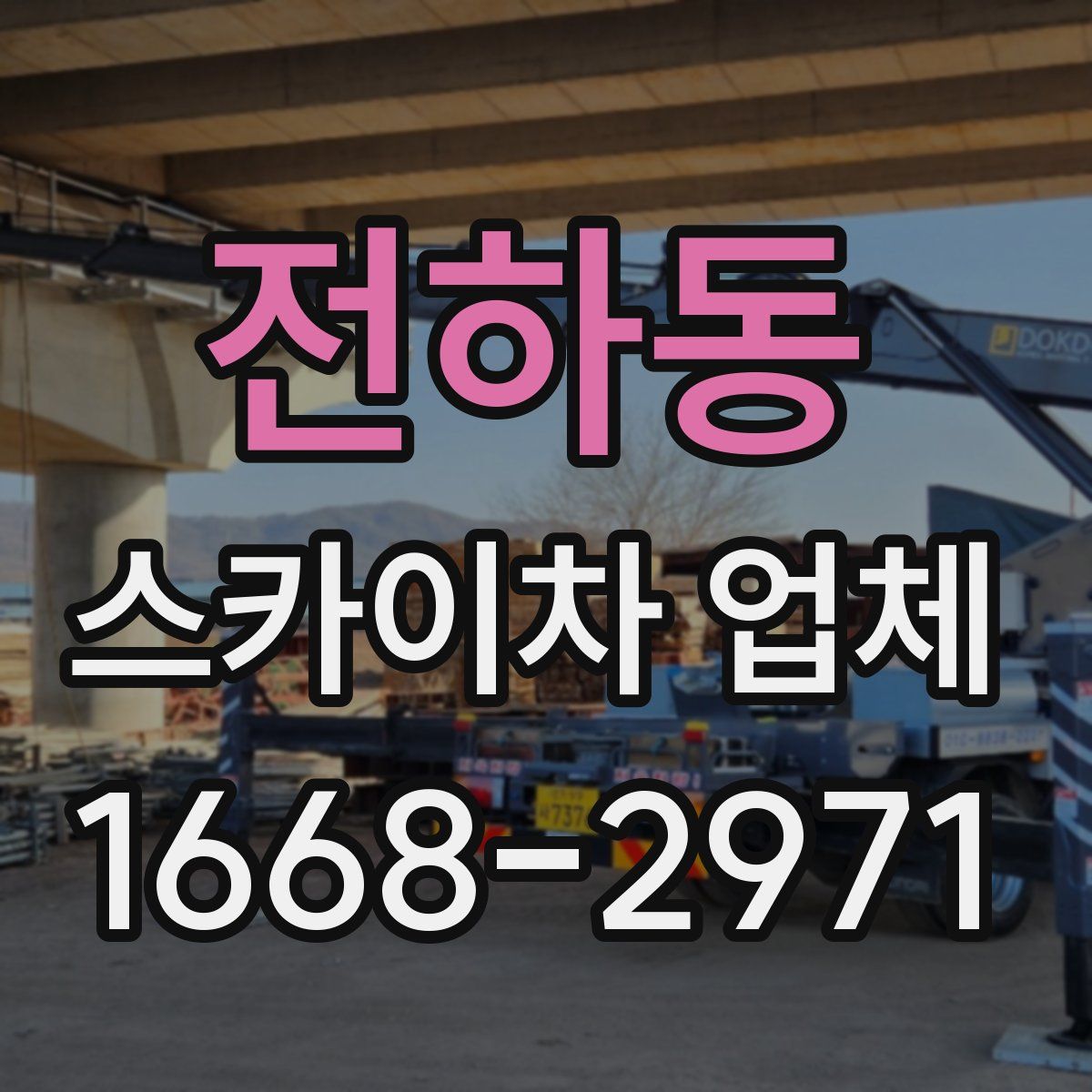 전하동 스카이차 업체