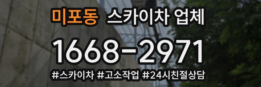 미포동 스카이차 업체