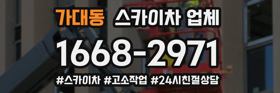 가대동 스카이차 업체