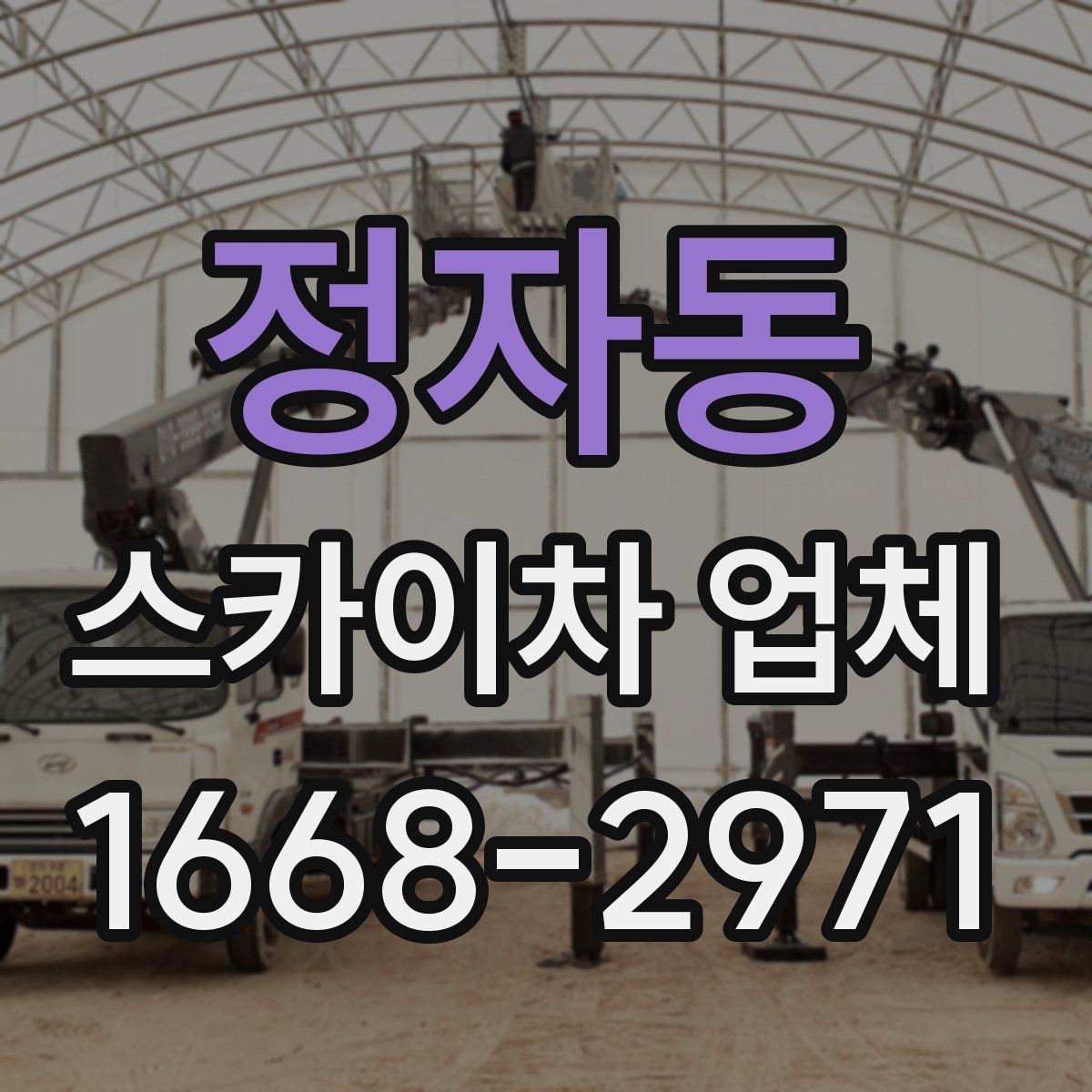 정자동 스카이차 업체