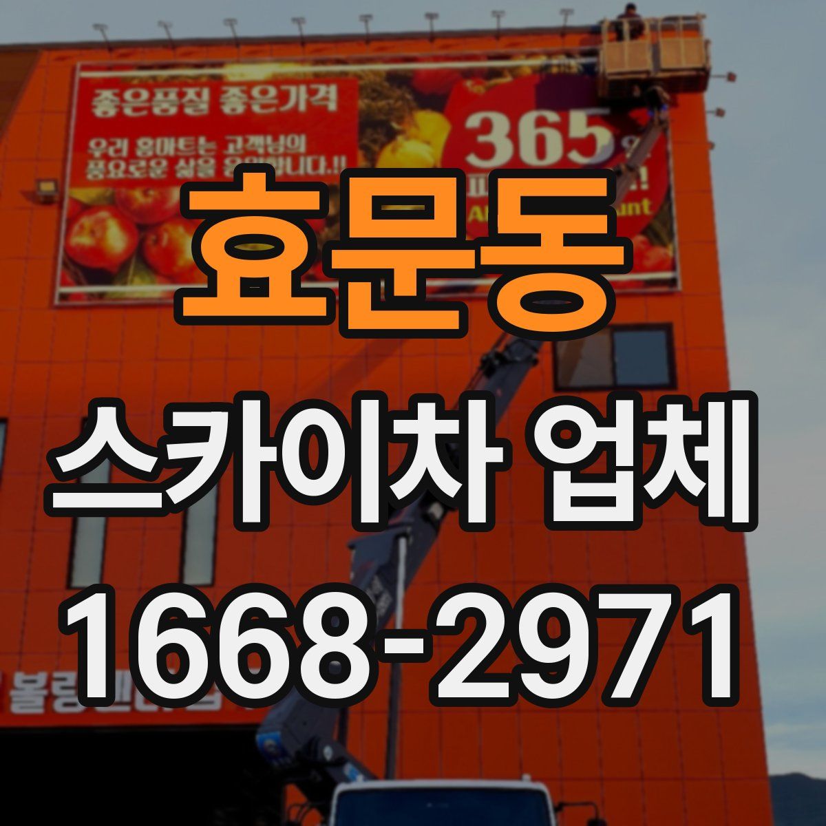 효문동 스카이차 업체