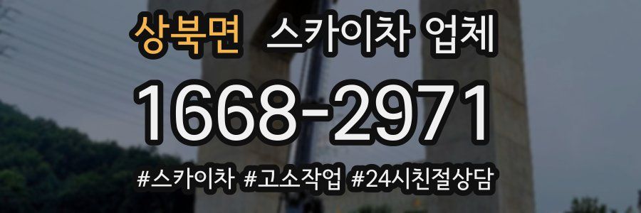 상북면 스카이차 업체
