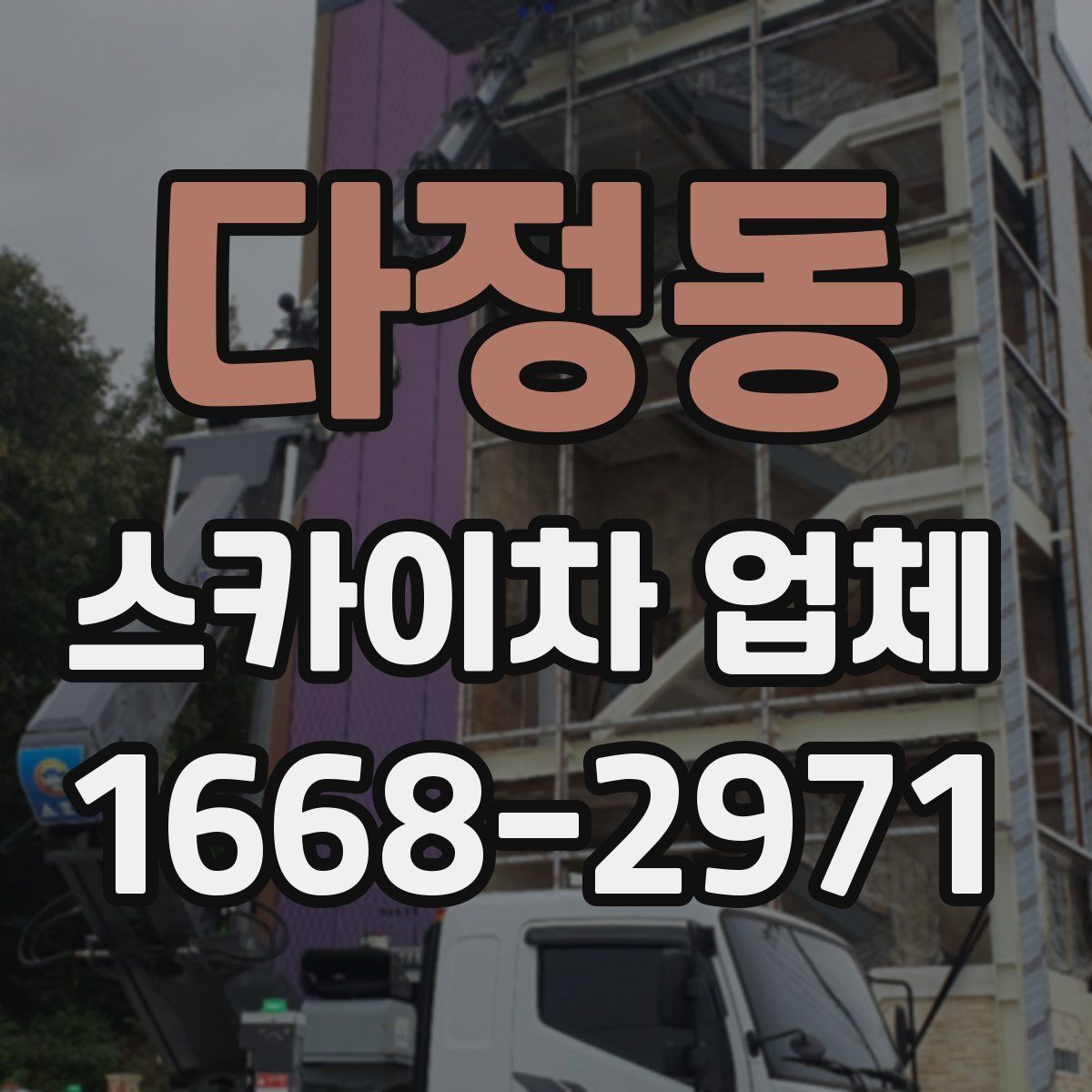 다정동 스카이차 업체