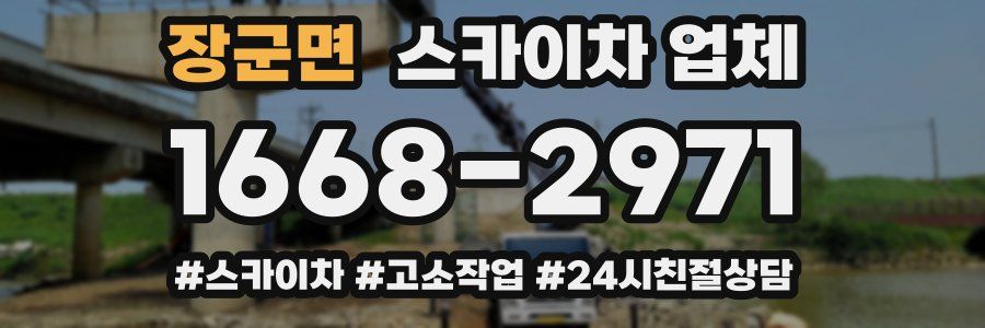 장군면 스카이차 업체