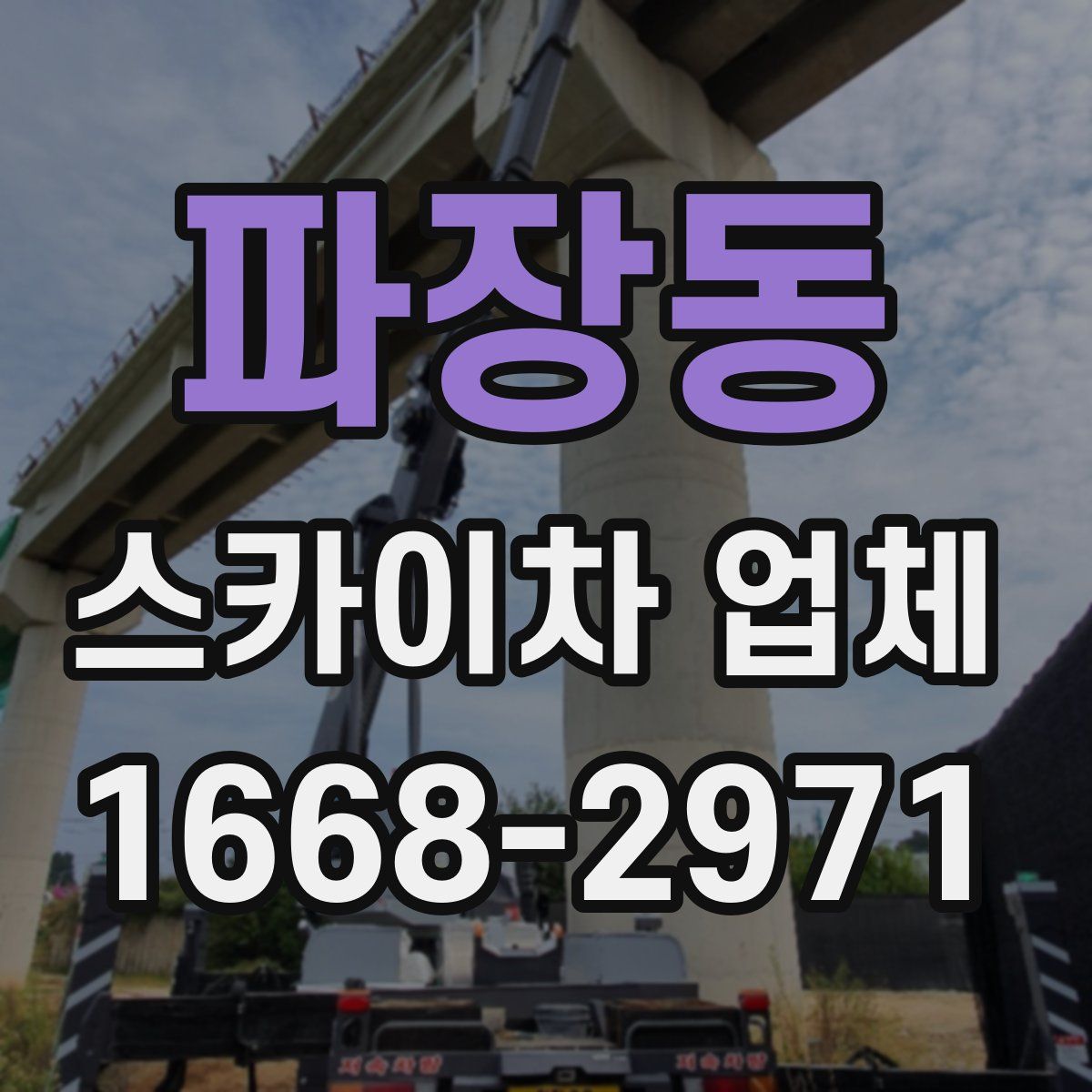 파장동 스카이차 업체