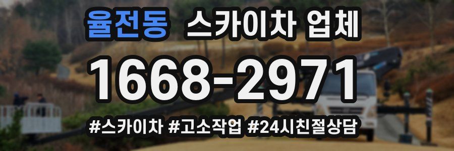율전동 스카이차 업체