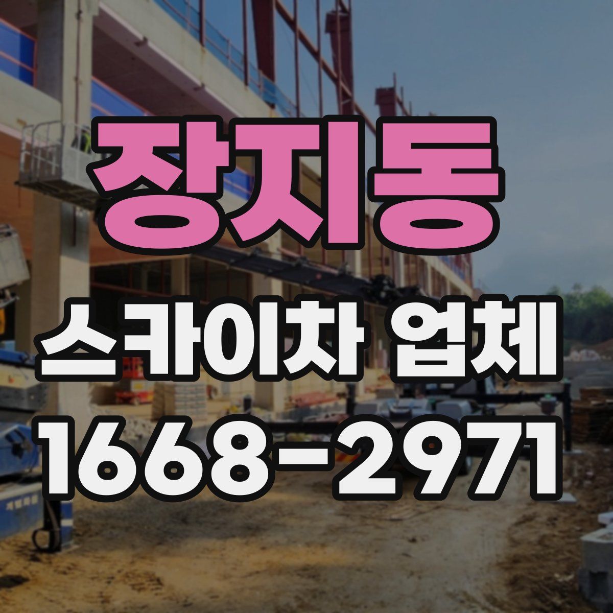 장지동 스카이차 업체